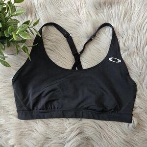 Oakley Womens Black Sports Bra Unlined